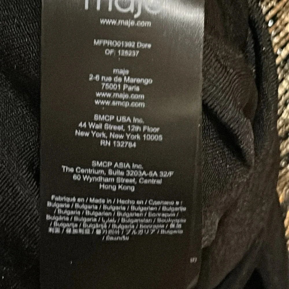 Maje rilex metallic